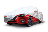 Housse de voiture en aluminium argenté taille L