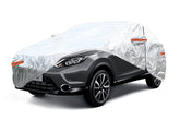 Housse de voiture en aluminium argenté pour SUV et VAN, taille XL