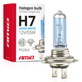 Ampoule halogène H7 Super White avec filtre UV
