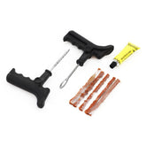 Kit de réparation de pneus tubeless avec outils et mèches de réparation