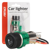 Prise allume-cigare 12 V avec éclairage vert