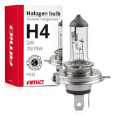 Ampoule halogène H4 24 V 75/70 W avec filtre UV
