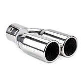 Embout d’échappement MT 004 en acier inoxydable chromé