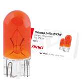 10 ampoules halogènes WY5W T10 orange 5 W 12 V