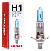 Ampoule halogène H1 bleue 12 V 55 W Super White