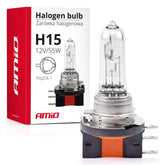 Ampoule halogène H15 12 V 15/55 W