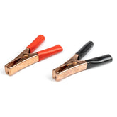 Pince de batterie rouge et noire pour câbles de démarrage