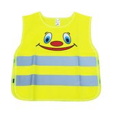 Gilet de sécurité jaune pour enfants avec bandes réfléchissantes