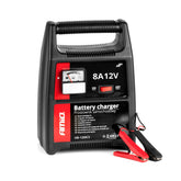 Chargeur de batterie 12 V 8 A pour batteries au plomb