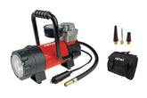 Compresseur de voiture 12V avec lampe LED et manomètre