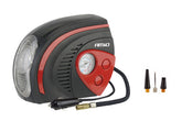 Compresseur de voiture 12 V avec éclairage LED et manomètre