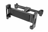 Support de tablette noir à monter sur l’appui-tête de la voiture
