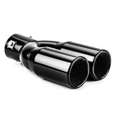 Embout d’échappement noir MT004B en acier inoxydable