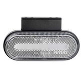 Kit de feux de gabarit LED ovales blancs vue de face