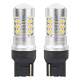 Ampoule LED CANBUS T20 7440 WY21W avec éclairage ambré