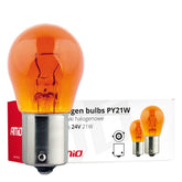 Ampoule halogène PY21W orange avec culot BAU15s