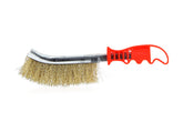 Brosse métallique avec fil laitonné, 25,5 cm