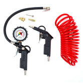 Kit d’outillage pneumatique PT-06 avec soufflette et gonfleur de pneus