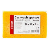 Éponge orange pour lavage auto 20 x 12 x 6 cm