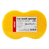 Éponge de lavage voiture orange à structure type éponge de mer