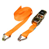 Sangle d’arrimage avec cliquet, crochets et sangle de 6 mètres