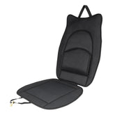 Tapis de siège noir avec soutien lombaire pour siège auto