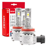 Ampoules LED H8 H9 H11 H16 avec refroidissement actif