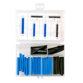 Lot de 36 gaines thermorétractables bleues et noires