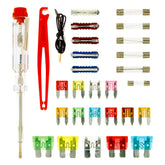 Kit de fusibles 29 pièces avec testeur de tension