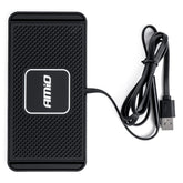 Chargeur de voiture sans fil avec recharge Qi 15W et support en silicone