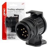 Adaptateur remorque 13/7 pour remorque 7 broches et prise 13 broches