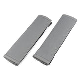 Coussins de ceinture de sécurité gris, vendus par lot de 2.