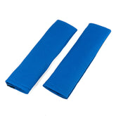 Coussins de ceinture de sécurité bleus, lot de 2 pièces.