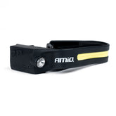 Lampe frontale LED rechargeable avec éclairage XPE et COB
