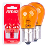 Ampoules halogènes PY21W ambrées avec culot BAU15s