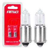 Ampoules halogènes H6W BAX9S 12 V 6 W, lot de 2.
