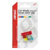 Fusibles Micro 2 à lame MIX en 10, 15, 20, 25 et 30 A
