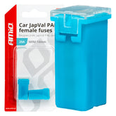 Mini-fusibles JAPVAL PAL femelles 20 A, 14 mm