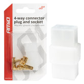 Kit de connecteurs et prises 4 broches pour le faisceau électrique de votre voiture