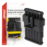 Jeu de connecteurs Superseal 6 broches mâle et femelle