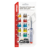 Kit de fusibles standard pour voiture avec stylo testeur