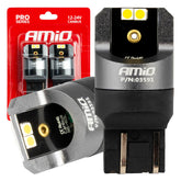 LED-pærer W21/5W 7443 med CANBUS og 6000K hvidt lys