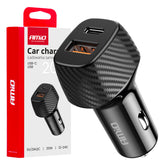 Chargeur de voiture avec ports USB-A et USB-C