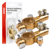 Cosses de batterie en laiton, 800 A, lot de 2