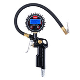 Manomètre numérique de pression des pneus avec pistolet de gonflage et écran LCD