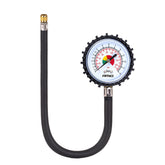 Manomètre de pression des pneus mécanique avec flexible de 30 cm