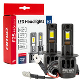 LED-forlygtepære H3 F25 PRO BLACK med sort hus