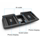 Toyota Highlander 2021-2023 chargeur de téléphone sans fil avec charge rapide 15 W