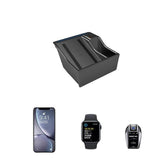 Chargeur sans fil Audi A4/A5/RS4/RS5 2017-2023 avec charge rapide 15 W et boîtier de rangement