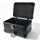 Top case moto 45L – coffre de rangement étanche avec plaque de montage